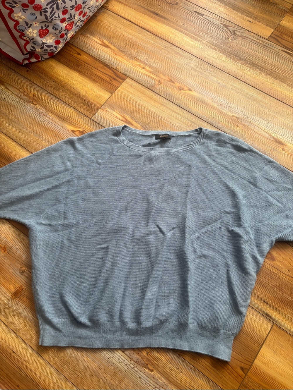 Quince Women’s Sky Blue Crewneck Sweater